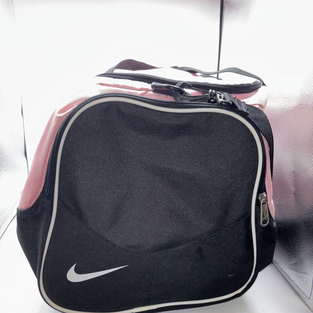 Nike Woman Pink Duffle Bag Black Strap Active Gym Travel 22" L x`12"W x12" H - Picture 7 of 16